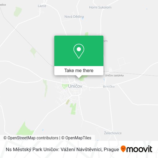 Ns Městský Park Uničov: Vážení Návštěvníci map