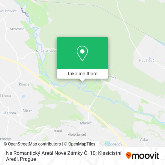 Ns Romantický Areál Nové Zámky Č. 10: Klasicistní Areál map