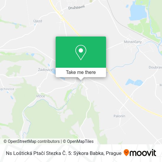 Ns Loštická Ptačí Stezka Č. 5: Sýkora Babka map