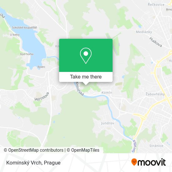 Komínský Vrch map