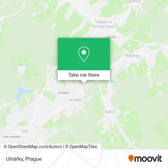 Карта Uhlářky