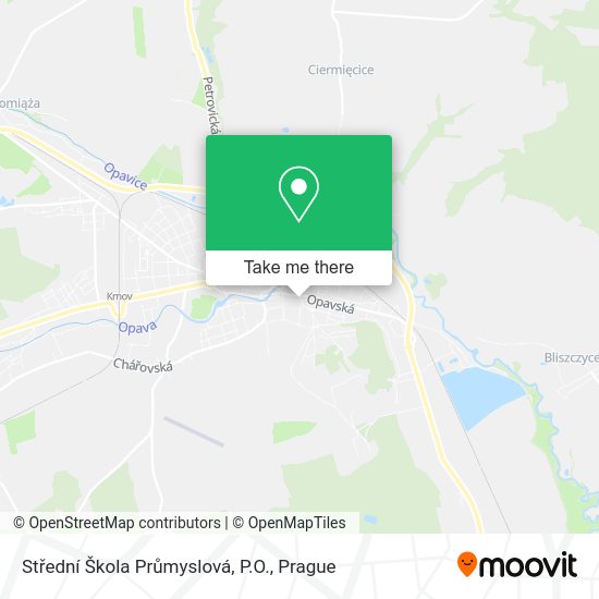 Střední Škola Průmyslová, P.O. map