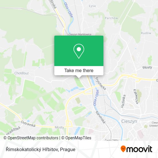 Římskokatolický Hřbitov map