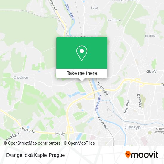 Evangelická Kaple map