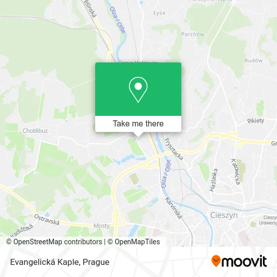 Evangelická Kaple map