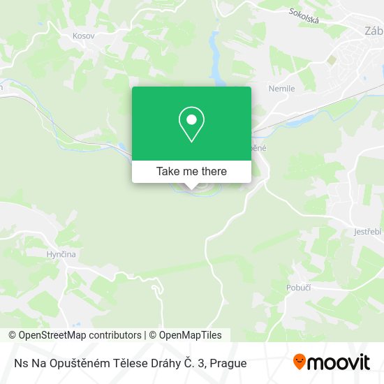 Ns Na Opuštěném Tělese Dráhy Č. 3 map