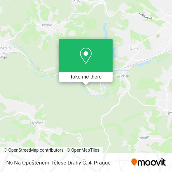Ns Na Opuštěném Tělese Dráhy Č. 4 map