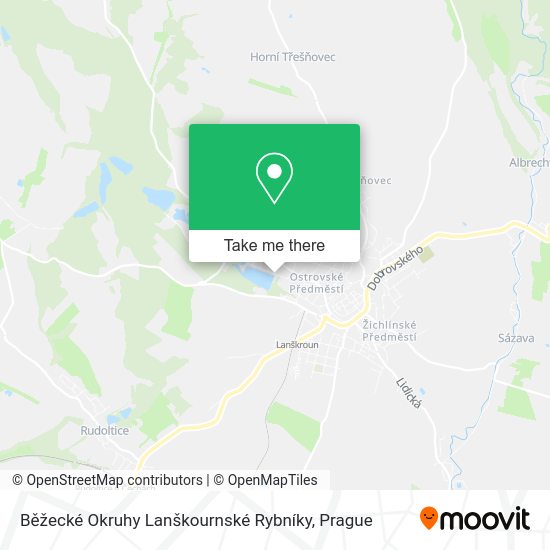 Běžecké Okruhy Lanškournské Rybníky map