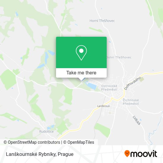 Lanškournské Rybníky map