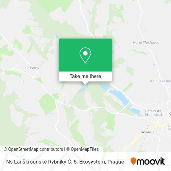 Ns Lanškrounské Rybníky Č. 5: Ekosystém map