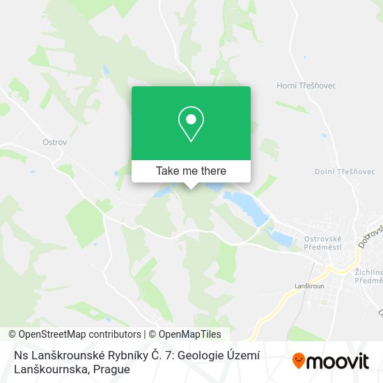 Ns Lanškrounské Rybníky Č. 7: Geologie Území Lanškournska map