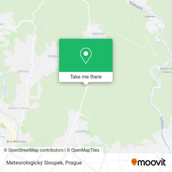 Meteorologický Sloupek map