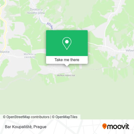 Bar Koupaliště map