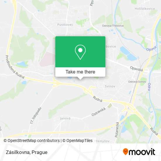 Карта Zásilkovna