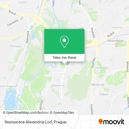 Карта Restaurace Alexandria Loď