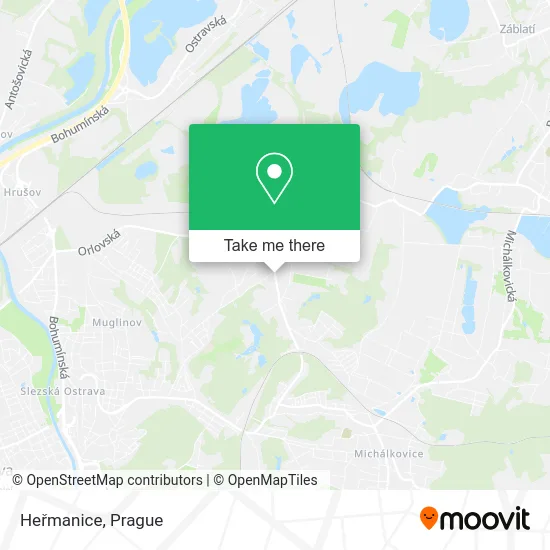 Карта Heřmanice