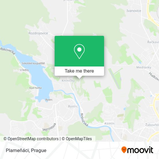 Plameňáci map