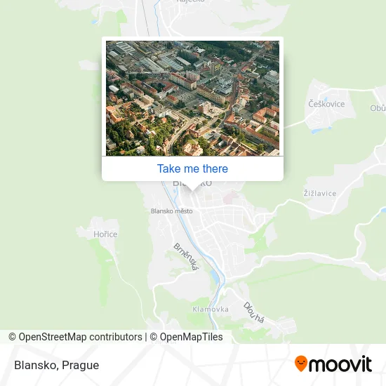Карта Blansko