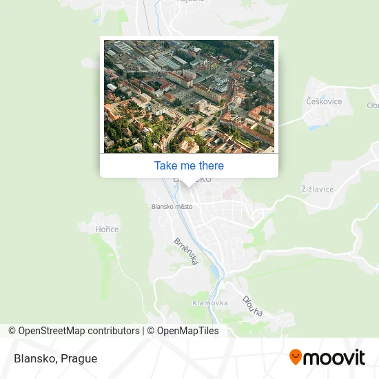 Карта Blansko