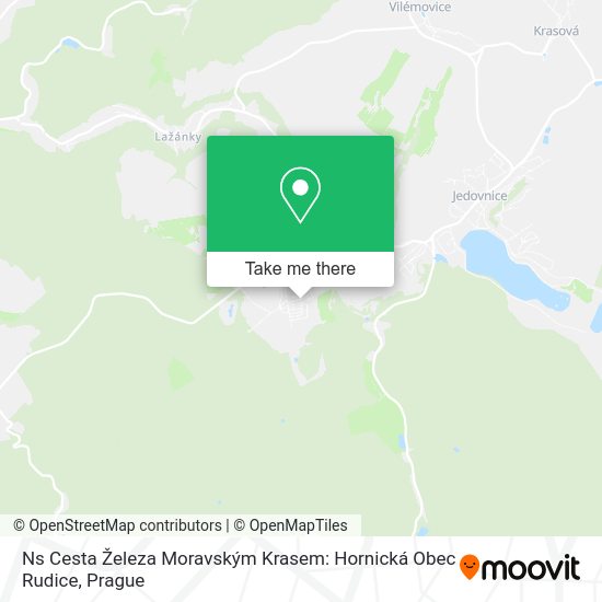 Ns Cesta Železa Moravským Krasem: Hornická Obec Rudice map