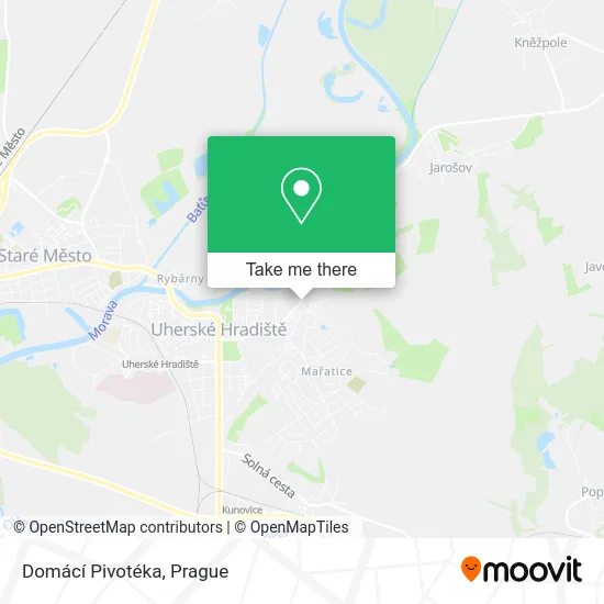 Карта Domácí Pivotéka