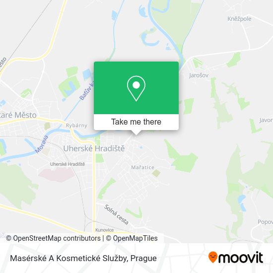 Masérské A Kosmetické Služby map