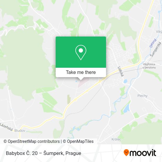 Babybox Č. 20 – Šumperk map