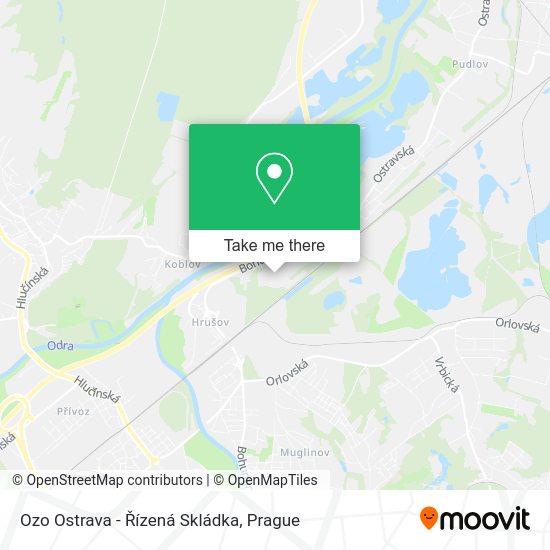 Ozo Ostrava - Řízená Skládka map