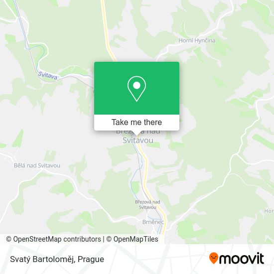 Svatý Bartoloměj map