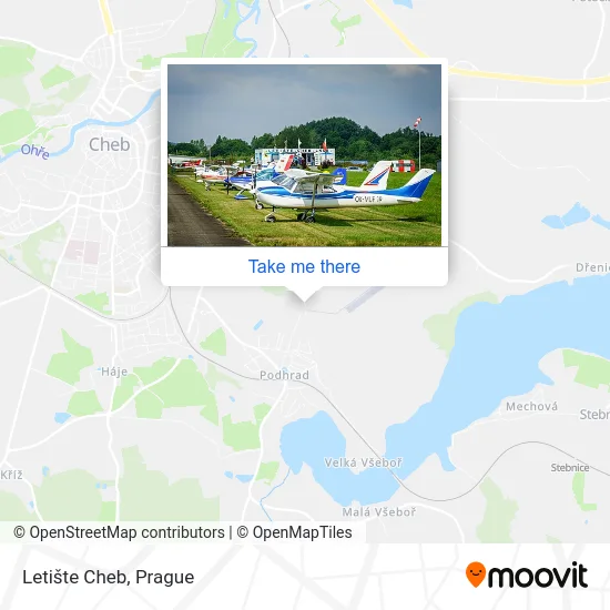 Карта Letište Cheb