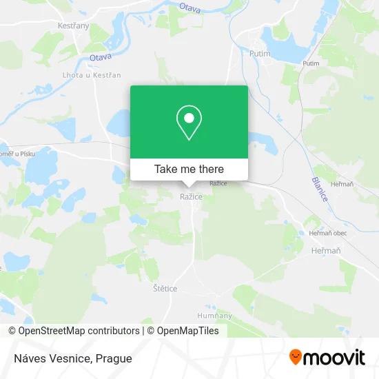 Карта Náves Vesnice