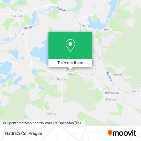 Nádraží Čd map