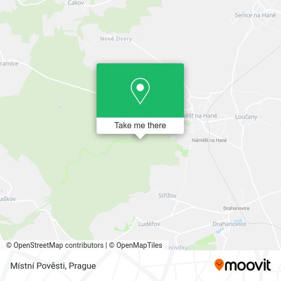 Místní Pověsti map