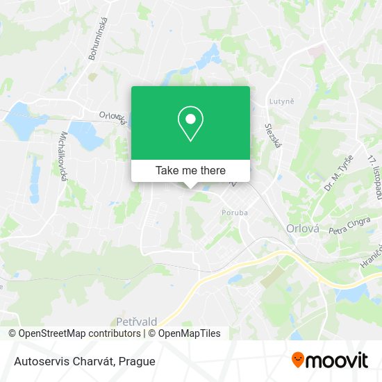 Карта Autoservis Charvát