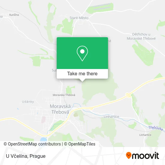 Карта U Včelína