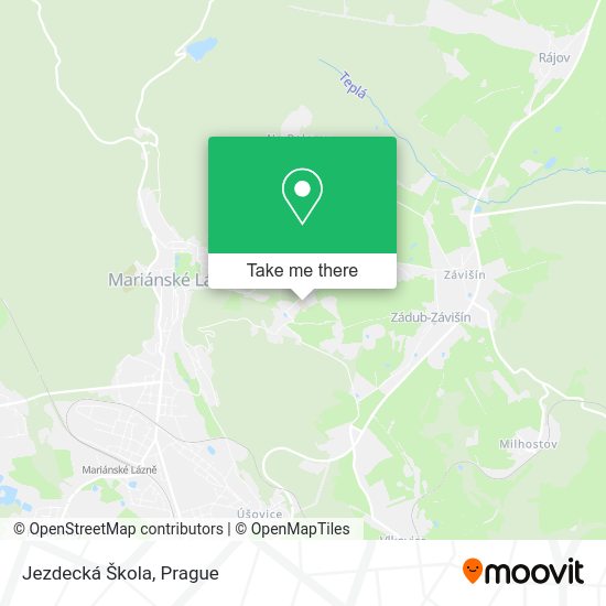 Jezdecká Škola map