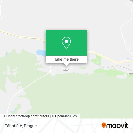 Tábořiště map