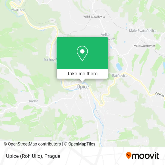 Карта Upice (Roh Ulic)