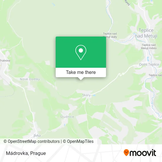 Карта Mádrovka