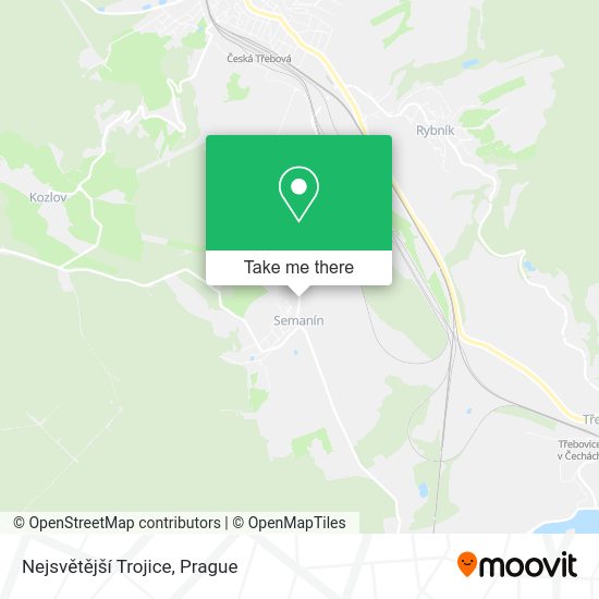 Nejsvětější Trojice map