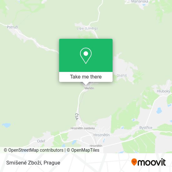 Smíšené Zboží map