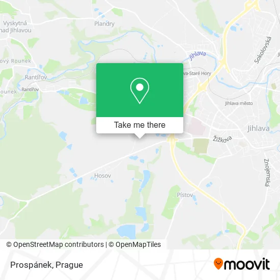 Карта Prospánek