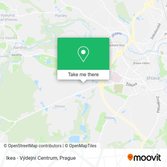 Ikea - Výdejní Centrum map