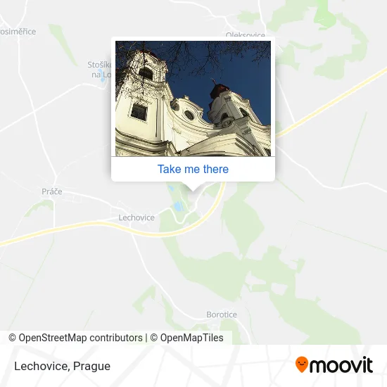 Карта Lechovice