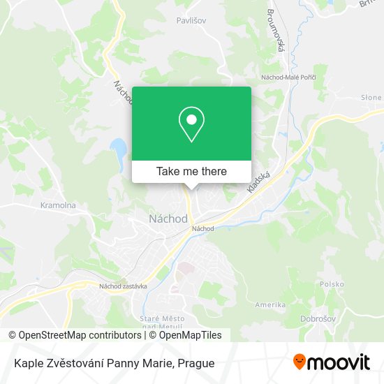 Kaple Zvěstování Panny Marie map