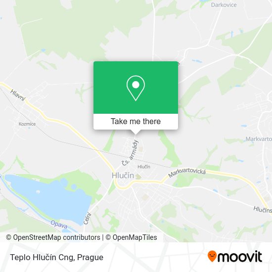 Teplo Hlučín Cng map