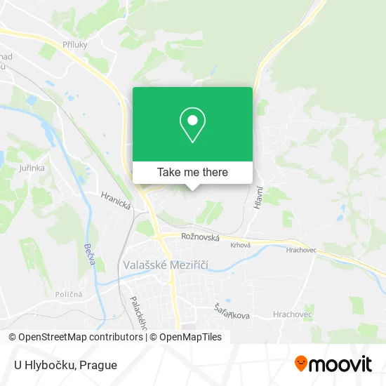 Карта U Hlybočku