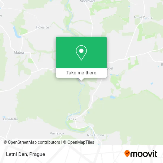 Карта Letni Den