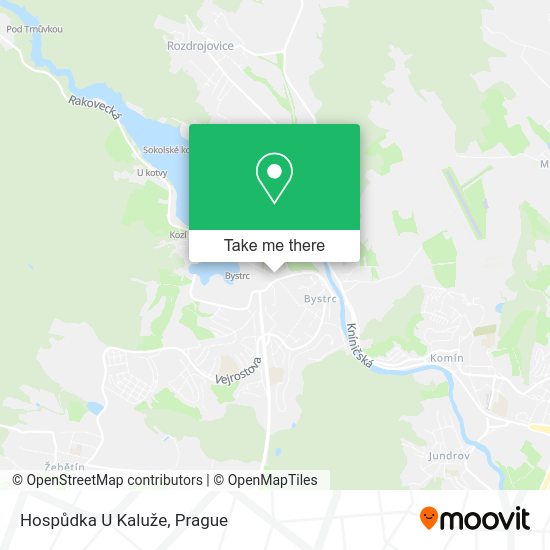 Hospůdka U Kaluže map