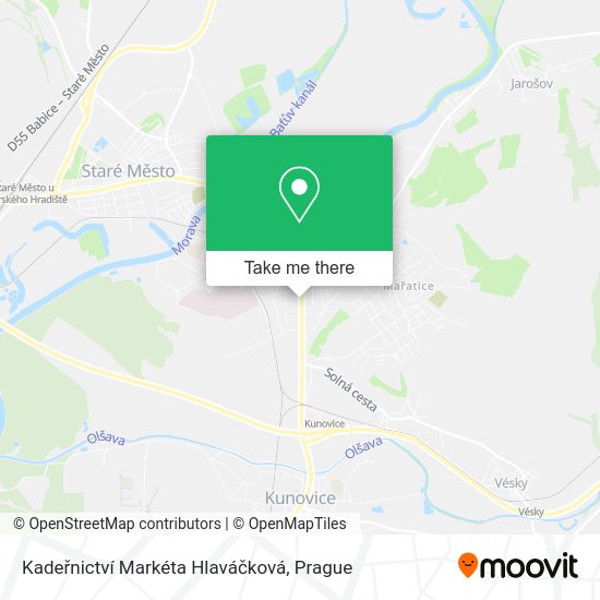 Kadeřnictví Markéta Hlaváčková map